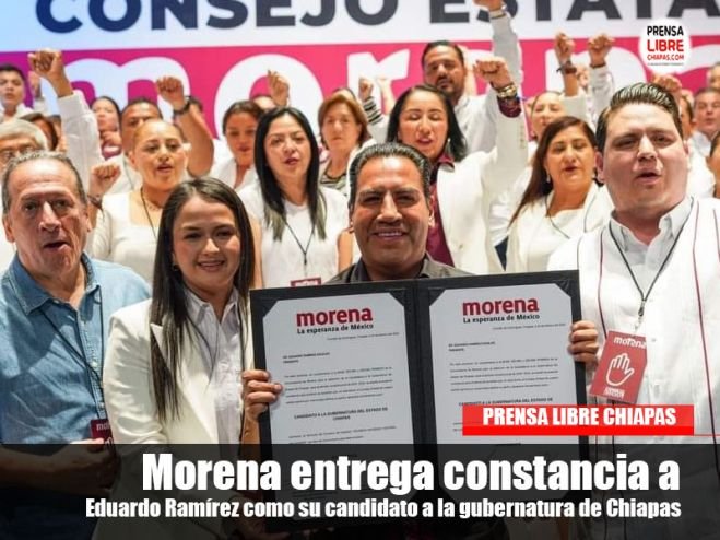*Fue elegido como el candidato al gobierno chiapaneco de la coalición Sigamos Haciendo Historia en Chiapas rumbo al proceso electoral 2024.