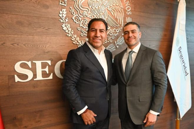 Eduardo Ram&iacute;rez se re&uacute;ne con Omar Garc&iacute;a Harfuch y refrenda colaboraci&oacute;n para fortalecer la seguridad