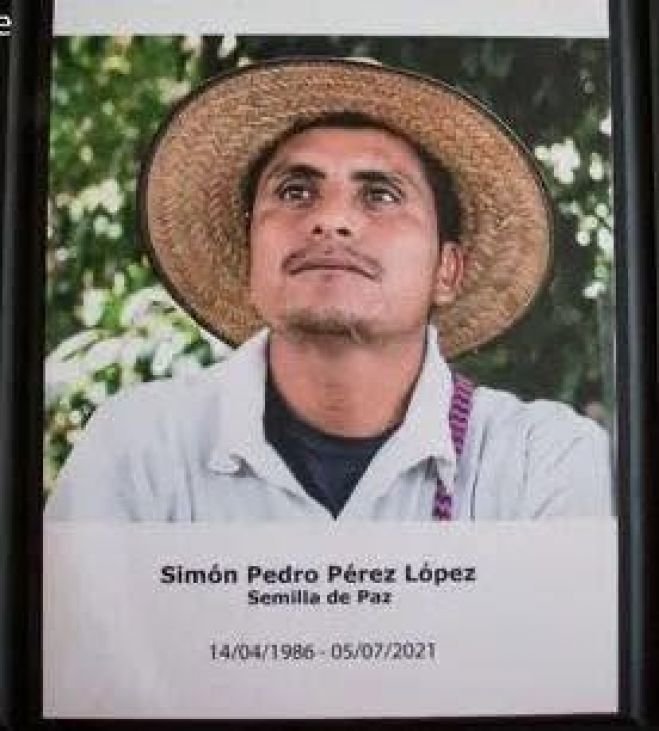 Las Abejas de Acteal anuncian movilizaci&oacute;n para exigir justicia por Sim&oacute;n Pedro