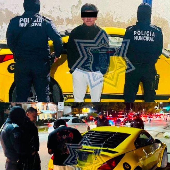 Policía Municipal refuerza vigilancia y sanciona arrancones en espacios públicos
