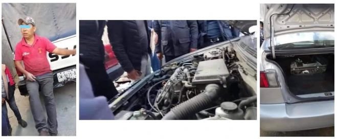 DETIENEN A PRESUNTO LADRÓN DE VEHÍCULO EN OXCHUC
