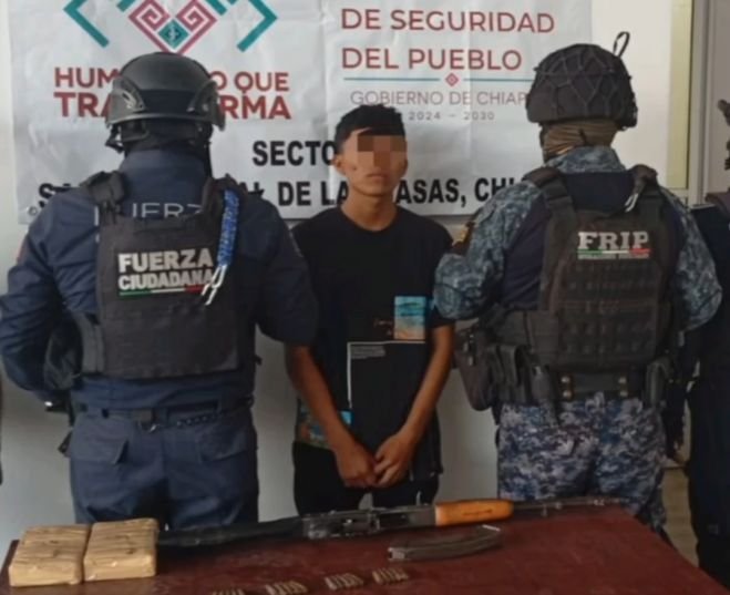 Capturan a presunto miembro del Cártel de Chamula.