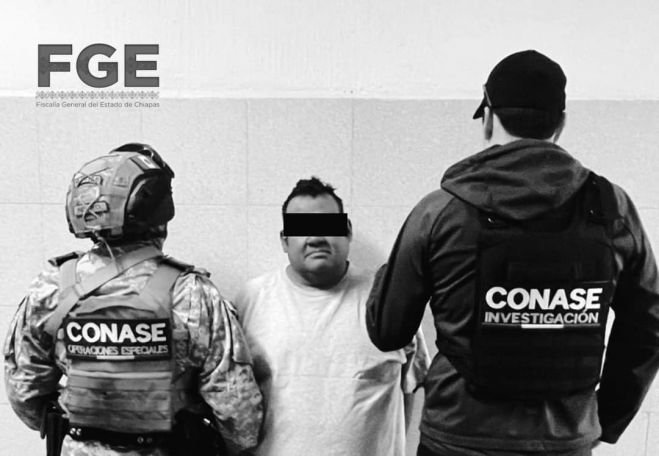 FGE ejecuta orden de aprehensión por Homicidio Calificado y Robo con Violencia Agravado