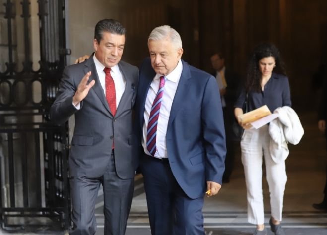Agradece Rutilio Escand&oacute;n a Presidente AMLO por apoyo en atenci&oacute;n a magisterio chiapaneco   