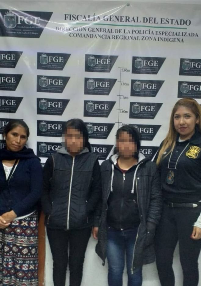 Localiza Fiscal&iacute;a a dos menores reportadas como desaparecidas en San Crist&oacute;bal de Las Casas 