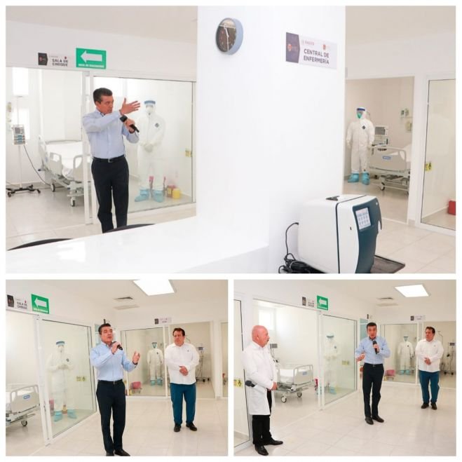 Pone en marcha Rutilio Escand&oacute;n Cl&iacute;nica de Atenci&oacute;n Respiratoria COVID-19 en Villaflores