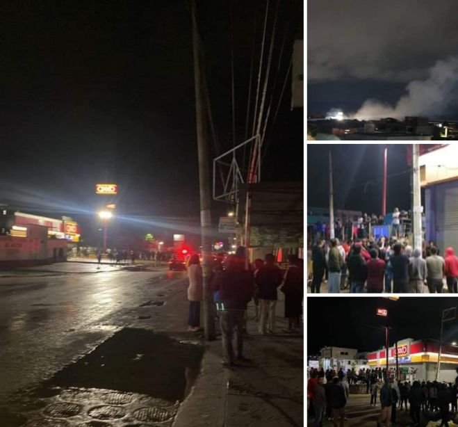 Se registra explosión en un OXXO en San Cristóbal de Las Casas 