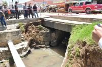 Supervisan puente de la colonia R&iacute;o Jord&aacute;n y solicitan autorizaci&oacute;n a CONAGUA para su intervenci&oacute;n