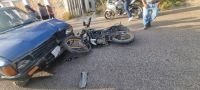 Motociclista resulta lesionado tras chocar contra un veh&iacute;culo en El Pinar