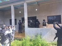 Catean casas y aseguran dos inmuebles en la comunidad Nueva Palestina, municipio de Ocosingo.