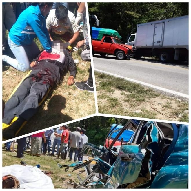 Choque deja un muerto y tres lesionados en la carretera Teopisca-San Cristóbal
