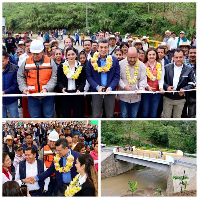 Con entrega de puente, responde Rutilio Escand&oacute;n a a&ntilde;eja demanda de pobladores de Tecpat&aacute;n
