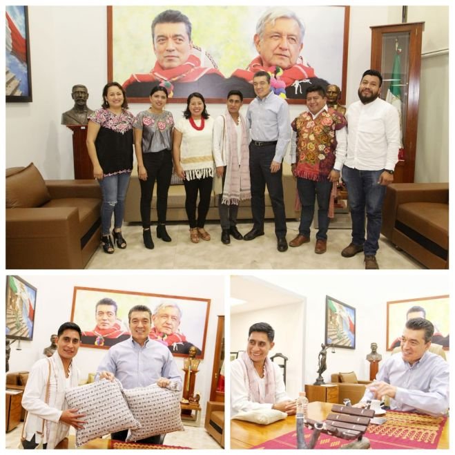 Reconoce Rutilio Escand&oacute;n talento del dise&ntilde;ador de modas y tejedor chiapaneco Alberto L&oacute;pez G&oacute;mez
