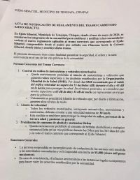 Impondr&aacute;n multas de hasta 5 mil pesos por exceso de velocidad y ruido en Tenejapa