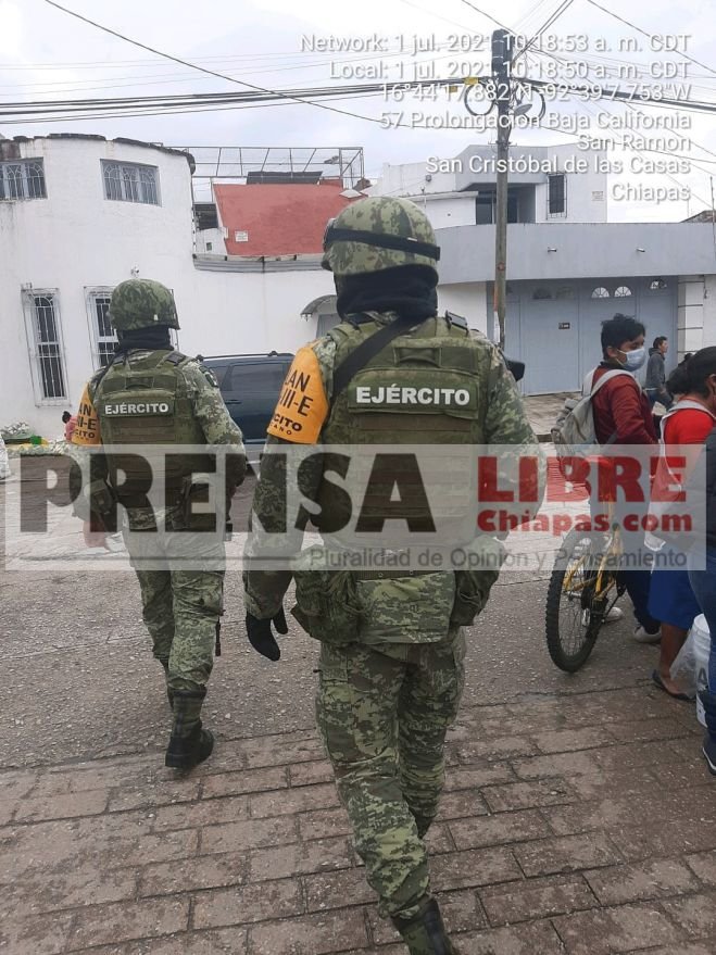 Refuerza Escudo Tit&aacute;n acciones preventivas en San Crist&oacute;bal de Las Casas