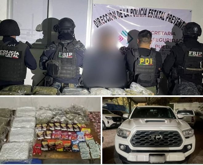 Detienen a menor con narcóticos y vehículo en tramo San Cristóbal-Teopisca