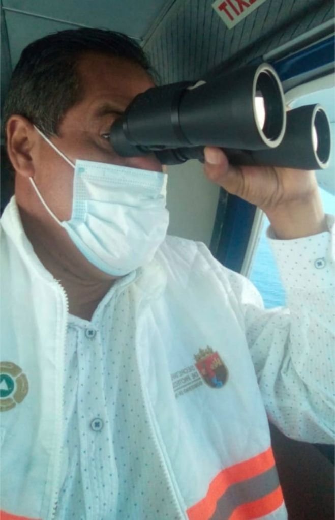 PC REALIZA BÚSQUEDA DE PESCADORES EXTRAVIADOS EN ALTA MAR, SOBRE EL OCÉANO PACÍFICO