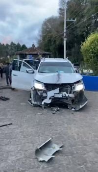 Conductor ebrio provoca accidente en la Quinta San Mart&iacute;n