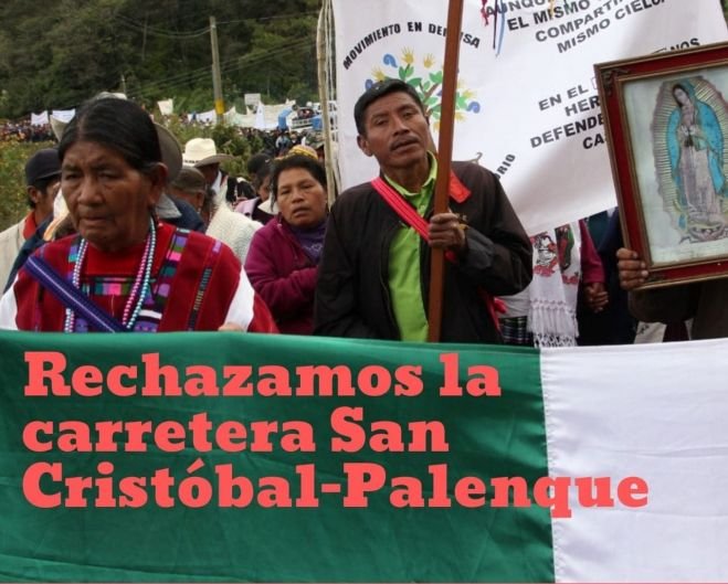 Se pronuncian en contra de la ampliaci&oacute;n de la carretera San Crist&oacute;bal-Palenque