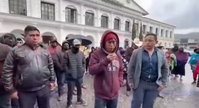 Protestan evang&eacute;licos en San Crist&oacute;bal tras agresi&oacute;n en Chanal