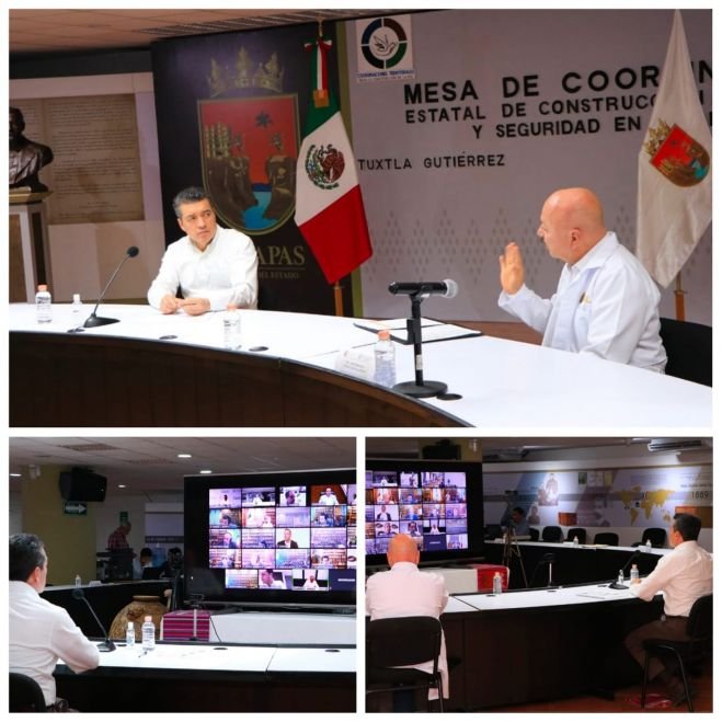 Participa Rutilio Escand&oacute;n en reuni&oacute;n virtual con titular de la Segob para fortalecer acciones ante el COVID-19