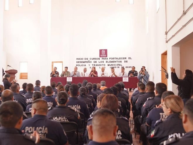 Inicia curso de fortalecimiento policial en San Cristóbal de Las Casas