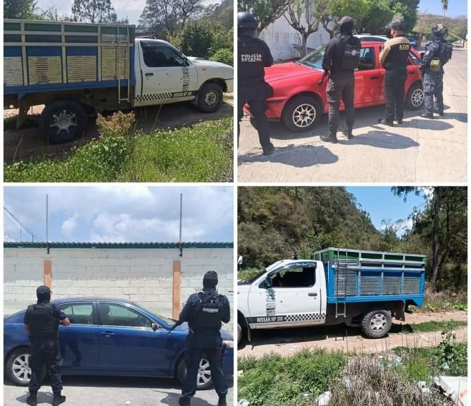 RECUPERAN más vehículos con reporte de robo en Chiapas 
