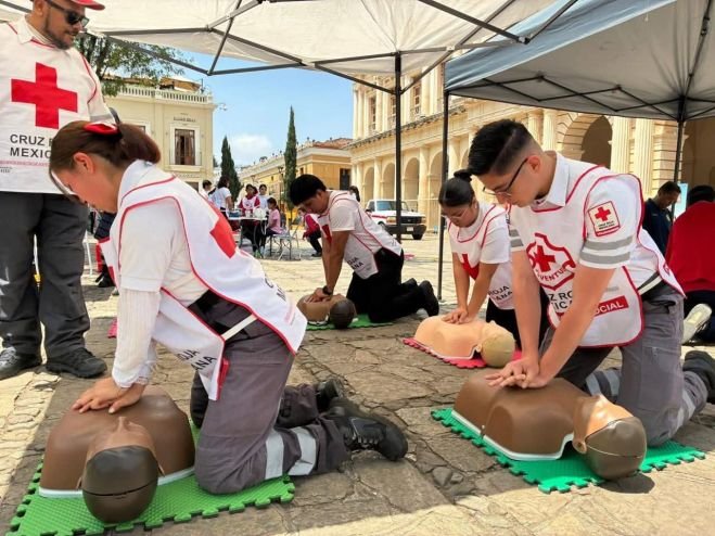 Celebran Día Mundial de la Cruz Roja con jornada de salud 