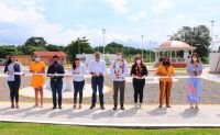 Inaugura Rutilio Escand&oacute;n construcci&oacute;n de parque p&uacute;blico en la localidad Zacualpa, de Villa Comaltitl&aacute;n