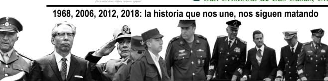 A 51 a&ntilde;os de la masacre en Tlatelolco marchar&aacute;n en San Crist&oacute;bal