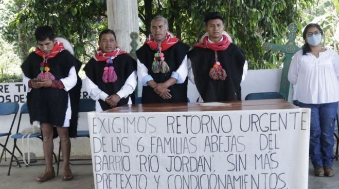 Exigen garantizar el retorno seguro a desplazados  de las Abejas de Acteal