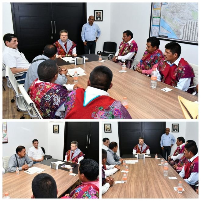 Recibe Ismael Brito a habitantes de Zinacant&aacute;n