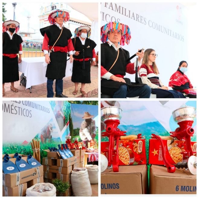 Arranca Rutilio Escandón entrega de huertos familiares y enseres domésticos