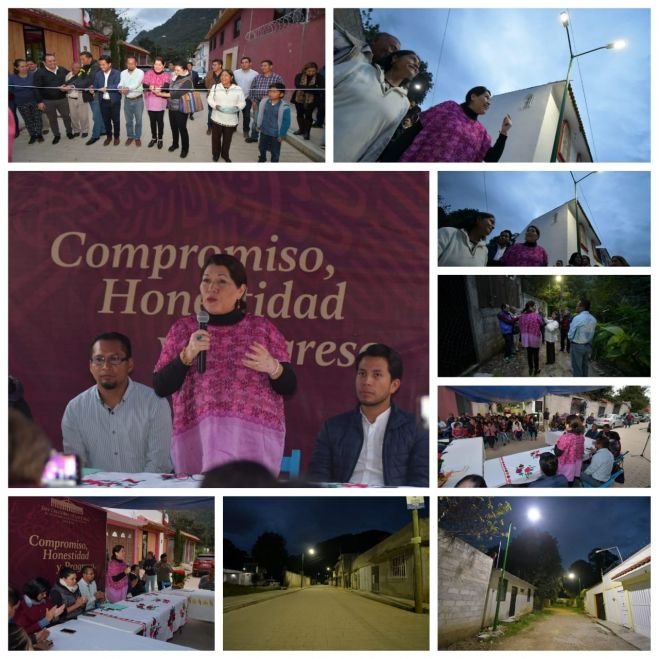 Inaugura Jer&oacute;nima Toledo, red de alumbrado p&uacute;blico en Col. Mirador de F&aacute;tima