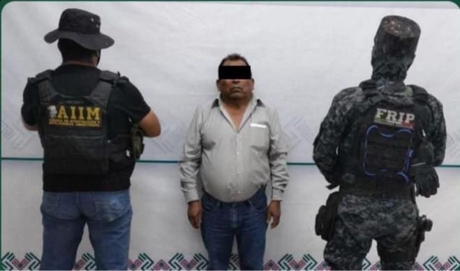 FGE y SSP aprehenden a presunto responsable de atentados contra la paz e integridad corporal y patrimonial de la colectividad del estado