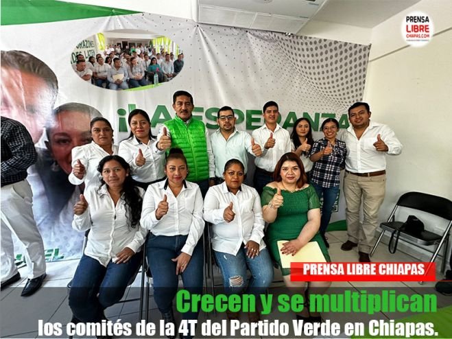 Disposición total de militantes y simpatizantes del Verde para trabajar a favor de la Dra. Claudia Sheimbaun y del senador Eduardo Ramírez Aguilar. 