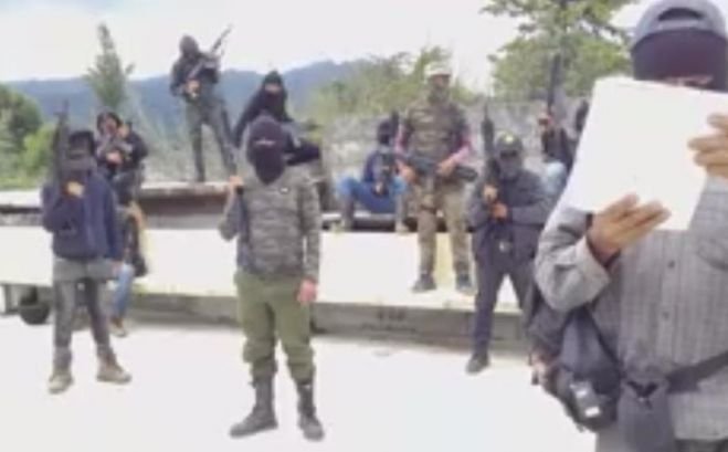 GRUPO PARAMILITAR DE CHENALHÓ ENVÍA MENSAJE DEL CONFLICTO CON ALDAMA