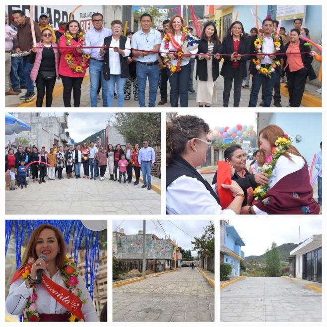 Inaugura Fabiola Ricci obra abandonada en la colonia Ampliación del Santuario en San Cristóbal