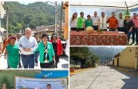 EL PRESIDENTE MUNICIPAL MDO INAUGUR&Oacute; PAVIMENTACI&Oacute;N CON CONCRETO HIDR&Aacute;ULICO EN EL BARRIO DEL OJO DE AGUA 