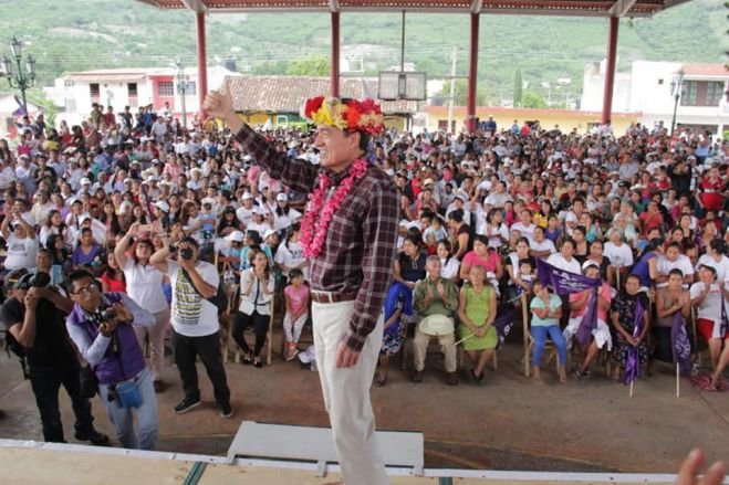 Desde Soyaló, llama Rutilio  a no caer en la guerra sucia