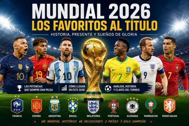 MUNDIAL 2026: LOS GIGANTES VAN POR LA GLORIA, PERO NADIE TIENE EL CAMINO ASEGURADO