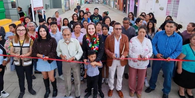 Inaugura Fabiola Ricci sistema de captación pluvial para prevenir inundaciones en la colonia La Isla