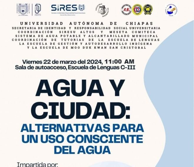 Realizarán concurso universitario de carteles &quot;el agua es vida&quot;