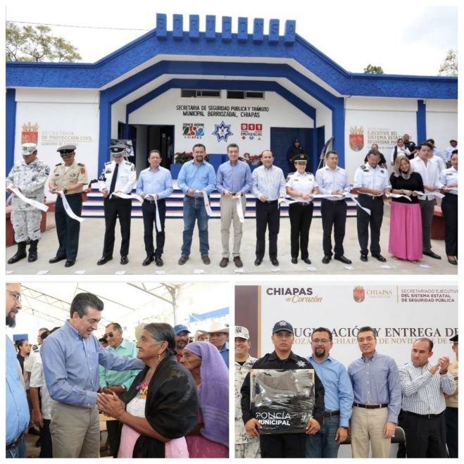 Encabeza Rutilio Escand&oacute;n acciones para el fortalecimiento a la seguridad en Berrioz&aacute;bal