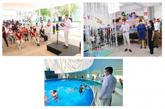 Inauguran Laboratorio de Hidroterapia de la Unicach, subsede Venustiano Carranza