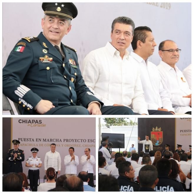 Desde Tapachula, arranca Rutilio Escand&oacute;n el proyecto Escudo Urbano C5