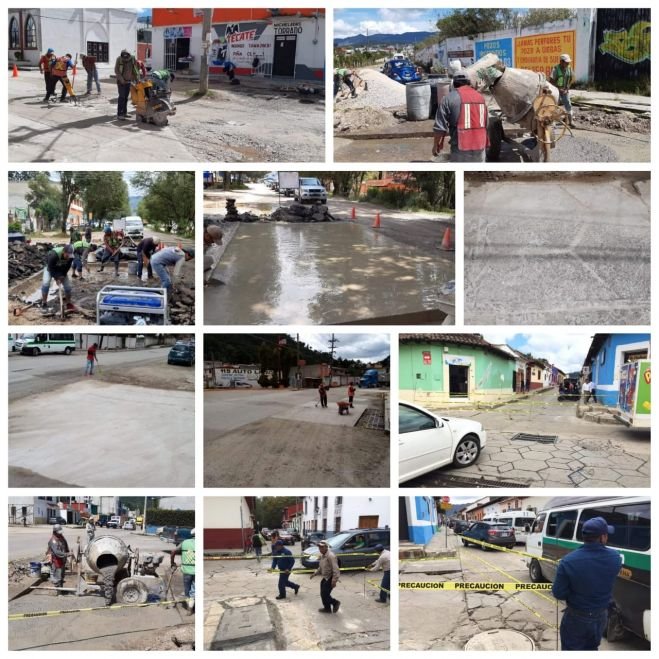 SE HAN CUBIERTO 6 MIL METROS DE BACHEO EN EL 2020 EN SAN CRISTÓBAL DE LAS CASAS: DIRECCIÓN DE OBRAS PÚBLICAS