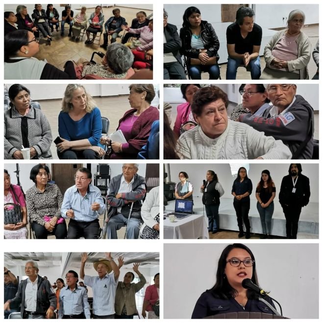 ADULTOS MAYORES RECIBEN TALLER DE DERECHOS HUMANOS