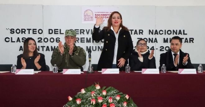 Asiste Fabiola Ricci al Sorteo del Servicio Militar Nacional de la clase 2006 y Remisos