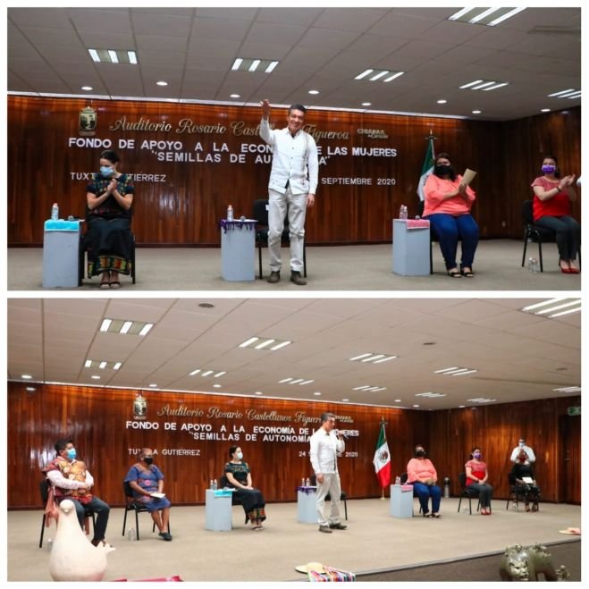 Reconoce Rutilio Escandón compromiso de mujeres beneficiadas con apoyos de “Semillas de Autonomía”